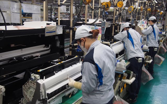 ダイキンの家庭用エアコン、世界生産台数最多に　25年度11%増